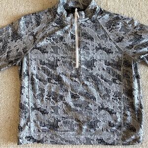 SPYDER Active Quarter Zip, Abstract Print, Size S, Women’s